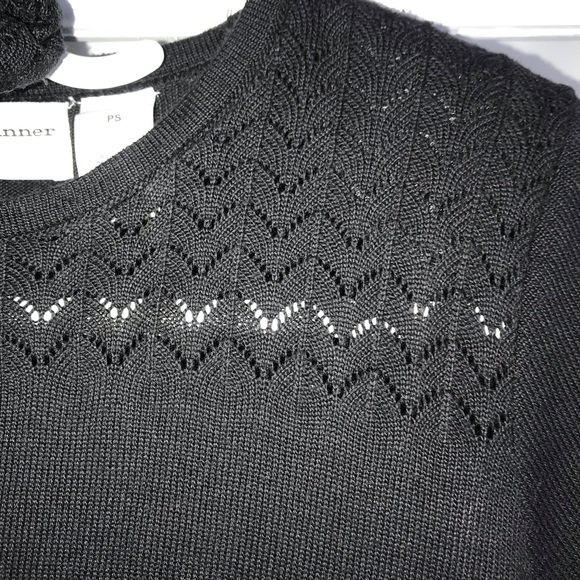 Reworked 1/1 Alfred Dunner Cropped Shirt and Scrunchie Set Black S - Picture 4 of 5